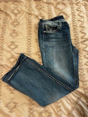 Vigoss Dublin Bootcut Jeans Women’s 33L Embellished Y2K Western 31” Inseam